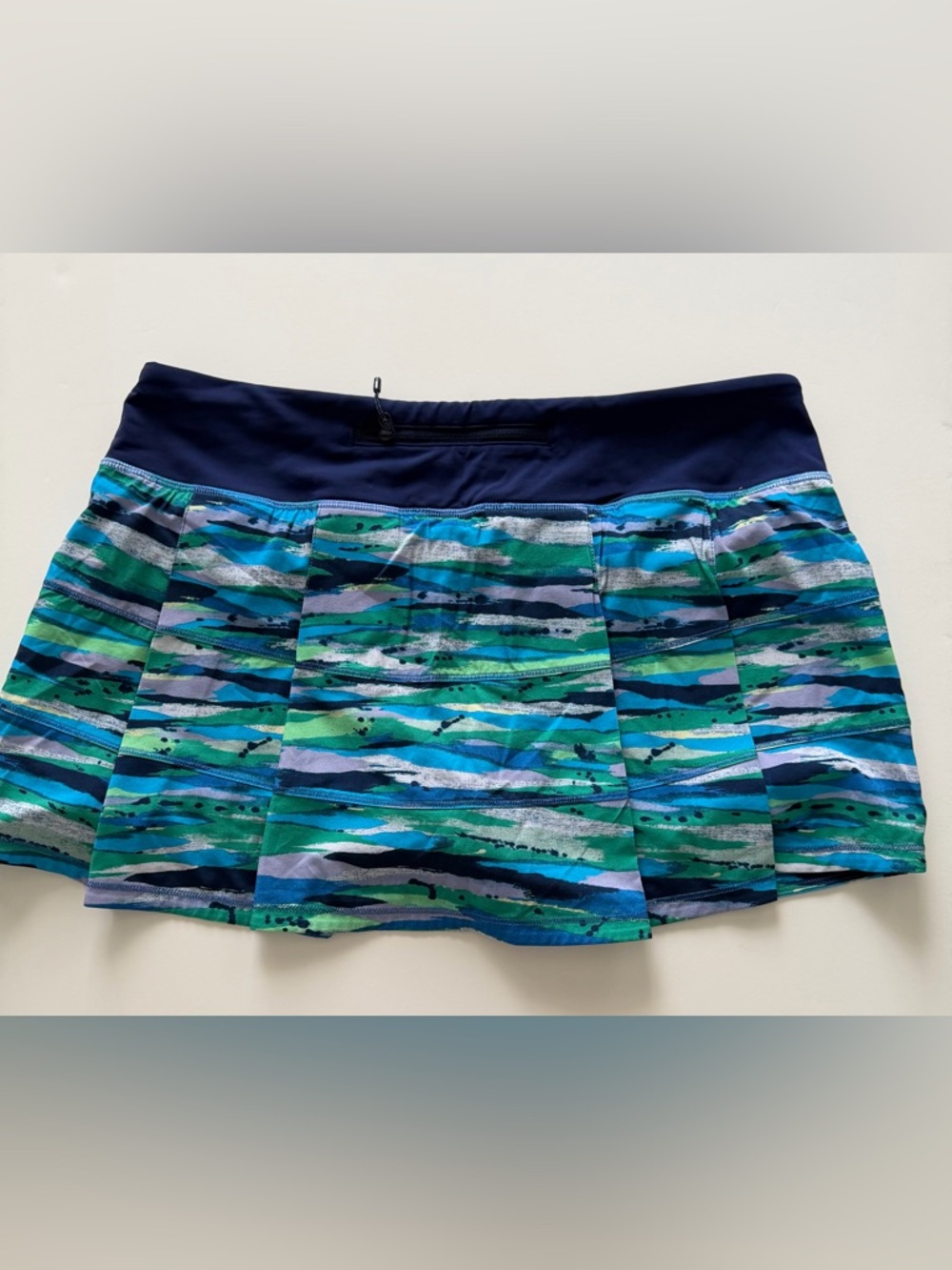 Lululemon  Pace Rival Skirt II (Regular)
Seven Wonders Multi / Hero Blue Size 10 - Picture 6 of 9